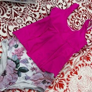 Elegant Pink Floral Bikini Set